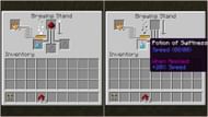 Brew redstone dust with the potion to increase its duration (Image via Sportskeeda Gaming || Mojang Studios)